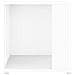 Tavolino Bianco 33x33x34,5 cm in Legno Multistrato - Foto miniatura 3