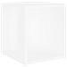 Tavolino Bianco 33x33x34,5 cm in Legno Multistrato - Foto miniatura 1