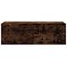 Mobile TV a Parete Rovere Fumo 100x30x30cm Legno Ingegnerizzato - Foto miniatura 7