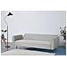 Soho Divano Convertibile 3 Posti In Tessuto Grigio Chiaro - Foto miniatura 10