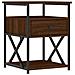 Comodino Rovere Marrone 40x42x55 Cm In Legno Multistrato - Foto miniatura 1
