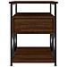 Comodino Rovere Marrone 40x42x55 Cm In Legno Multistrato - Foto miniatura 4