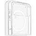 Cover Magsafe Per Samsung Galaxy Z Flip4 Rigida Serie Crystal Mag Trasparente - Foto miniatura 2