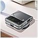 Cover Magsafe Per Samsung Galaxy Z Flip4 Rigida Serie Crystal Mag Trasparente - Foto miniatura 4