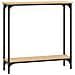 Tavolino Consolle Rovere Sonoma 75x22,5x75cm Legno Multistrato - Foto miniatura 2