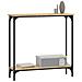 Tavolino Consolle Rovere Sonoma 75x22,5x75cm Legno Multistrato - Foto miniatura 3