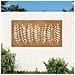 Decorazione Muro Da Giardino 105x55 Cm Foglia Acciaio Corten - Foto miniatura 1