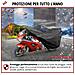 Garage Per Motociclette Dimensioni Sportive M Pvc - 215 X 95 X 120 Cm Nero - Foto miniatura 2