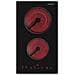 TD 3002 BK Nero Da incasso 29 cm Ceramica 2 Fornello (i) - Foto miniatura 1