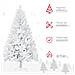 Albero Di Natale Bianco Con 550 Rami In Pvc Per Uso Interno, Ø102 X 180cm - Foto miniatura 4