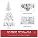 Albero Di Natale Bianco Con 550 Rami In Pvc Per Uso Interno, Ø102 X 180cm - Foto miniatura 6