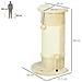Albero Tiragraffi Per Gatti Fino 5kg Con 2 Palline In Sisal E Peluche, 34x25.5x58cm, Beige - Foto miniatura 6