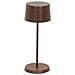 Olivia Pro Micro Lampada A Led Da Tavolo Corten Ricaricabile E Dimmerabile - Foto miniatura 1