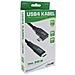 Cavo USB4, USB-C, angolato singolo, PD 240W, 8K60Hz, TPE, nero, 2m - Foto miniatura 3