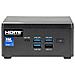 BUSINESSline M11471 *KI ready* Intel Core Ultra 7 155H 16 GB DDR5-SDRAM 500 GB SSD Windows 11 Pro Mini PC Nero - Foto miniatura 4