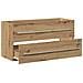 Mobile Lavabo Bagno Artigianale 100x38,5x48cm Legno Multistrato - Foto miniatura 2
