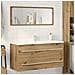 Mobile Lavabo Bagno Artigianale 100x38,5x48cm Legno Multistrato - Foto miniatura 1