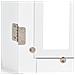 Credenza Espositiva In Vetro Miram 80 Cm Bianco - Foto miniatura 6