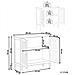 Credenza Espositiva In Vetro Miram 80 Cm Bianco - Foto miniatura 8