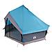 Tenda familiare Tipi blu per 8 persone impermeabile - Foto miniatura 1