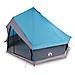Tenda familiare Tipi blu per 8 persone impermeabile - Foto miniatura 3