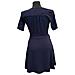 Abito Al Ginocchio Comodo A Manica Corta Blu Navy 38 - Foto miniatura 4