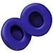 2 Cuscinetti Auricolari Di Ricambio In Pelle Proteica Compatibili Con Cuffie Beats Solo 2 E Solo 3 Darkblue - Foto miniatura 4