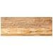 Piano per Tavolo 140x50x3,8cm Rettangolare Legno Massello Mango - Foto miniatura 1