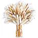 Bouquet Di Fiori Secchi 93 Steli - Composizione Boho Con Erba Di Pampas E Coda Di Coniglio - Foto miniatura 1