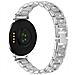 Elegante Cinturino In Acciaio Inossidabile Argentato Con Diamanti Compatibile Con Garmin Lily 2 - Foto miniatura 3