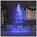 Albero di Natale LED con picchetti per il terreno Blu 300 cm - Foto miniatura 3