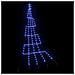 Albero di Natale LED con picchetti per il terreno Blu 300 cm - Foto miniatura 4