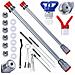 Set Lancia Per Pistola A Spruzzo 100 Cm E 50 Cm - Alta Pressione 290 Bar | Filettatura 7/8"" | Accessori Verniciatura Inclusi - Foto miniatura 1