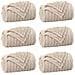 Coperte da Pile 6 pcs Beige 150 x 130 cm Panno - Foto miniatura 1