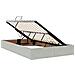 Letto con contenitore e materasso Grigio chiaro 120 x 190 cm - Foto miniatura 6