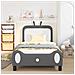 Struttura letto bambini con testata Grigio Chiaro 80 x 200 cm - Foto miniatura 3