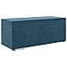 Pouf Blu 101 x 41 x 40 cm Velluto e Legno Ingegnerizzato - Foto miniatura 1