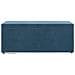 Pouf Blu 101 x 41 x 40 cm Velluto e Legno Ingegnerizzato - Foto miniatura 4