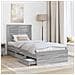 Struttura del letto con cassetto Grigio Sonoma 100 x 200 cm - Foto miniatura 3
