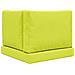 Cuscino per divano da esterno 3 pcs Verde Poliestere - Foto miniatura 7