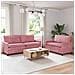 Set di divani 2 pcs Rosa Velluto - Foto miniatura 2