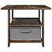 Tavolino da salotto con cassetto Rovere fumé 77 x 55 x 42 cm - Foto miniatura 6