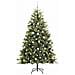 Albero di Natale artificiale pieghevole con coni Verde 210 cm - Foto miniatura 4