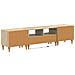 Mobile TV LED a 3 pezzi Rovere Sonoma Legno ingegnerizzato - Foto miniatura 9