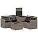 Set di divani 6 pz Grigio e Grigio Scuro - Foto miniatura 10