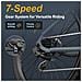 Bicicletta Elettrica 26'' con Portapacchi Posteriore L26D Batteria 36V 10Ah 250W 25km /h 25-40km 7 Velocità Display LCD Acceleratore a Pollice Freno Meccanico Telaio in Acciaio Faro LED E-bike Urbana Adulti - Foto miniatura 4