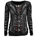 Gothess Wrap All Over Baggy Top Black (Top Donna Tg. XL)  - Foto miniatura 1
