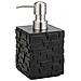 Porta Sapone Realizzato In Poliresina Nero Mod. Wall Black Cod. 1684 - Foto miniatura 2