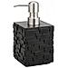 Porta Sapone Realizzato In Poliresina Nero Mod. Wall Black Cod. 1684 - Foto miniatura 1