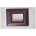 Placca Placchetta Placchette Compatibili Per Serie Axolute Sq Colorate - Viola Metallizzato 3 - Foto miniatura 1